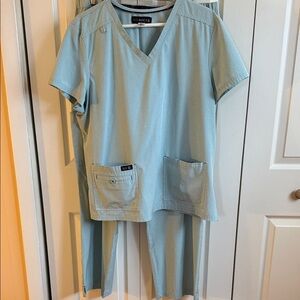 Light green Scrub Set